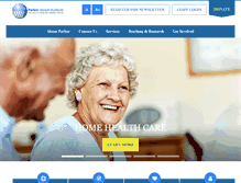 Tablet Screenshot of parkerinstitute.org